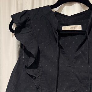 LOFT Ruffle Sleeveless Top